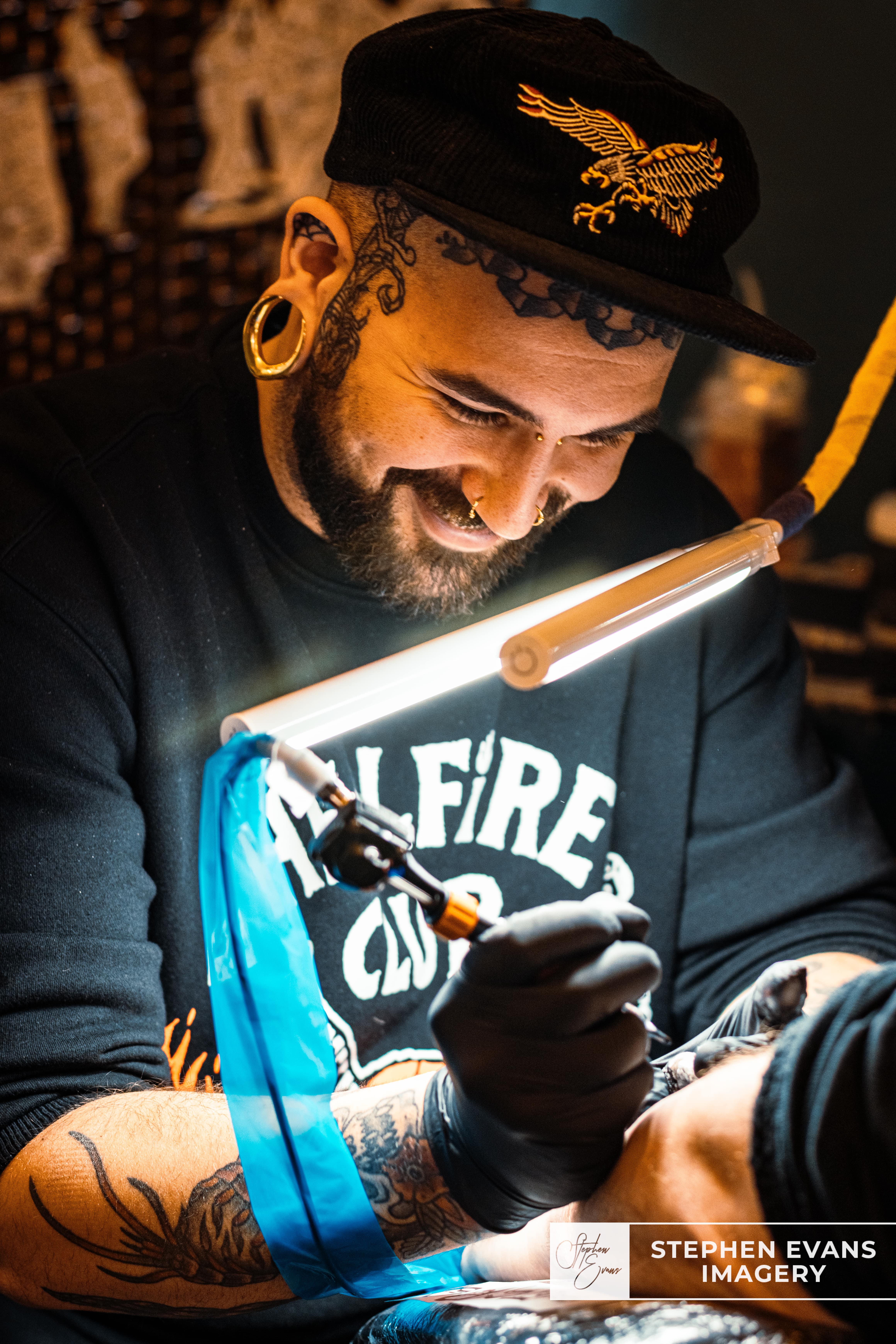 Interior view of Taylor Made Tattooz studio in King's Lynn